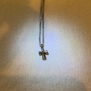 James Avery cross necklace- silver- St. Teresa cross